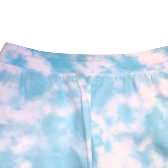 Dreamsicle Sky Blue White Tie Dye Sweatpants Size XL Lounge Pants Jogger - Picture 9 of 11